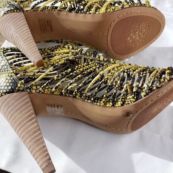 Vince Camuto Alsandra Strappy Cage Sandal size 9M - Picture 8 of 9